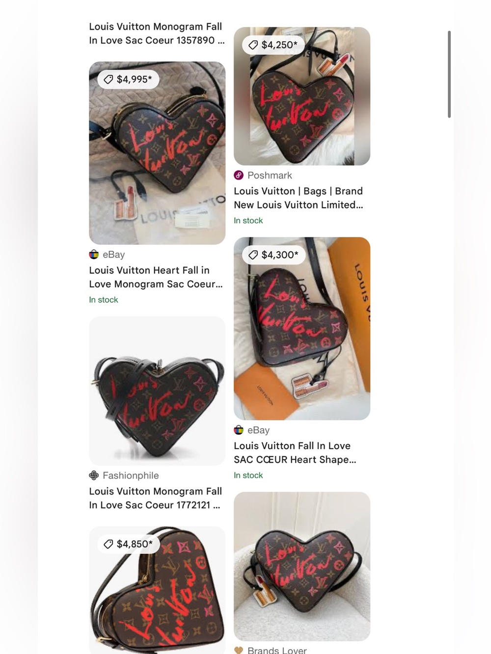 Louis Vuitton Fall In Love Sac Coeur Monogram Crossbody! - Picture 5 of 5